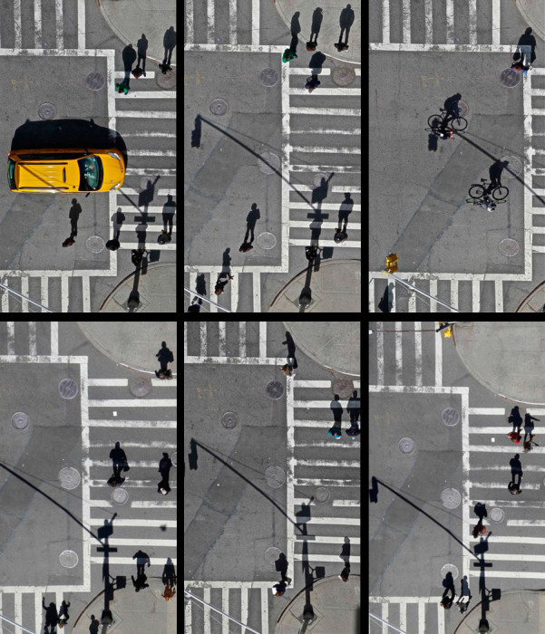 Cross Walk Shadows exhibition