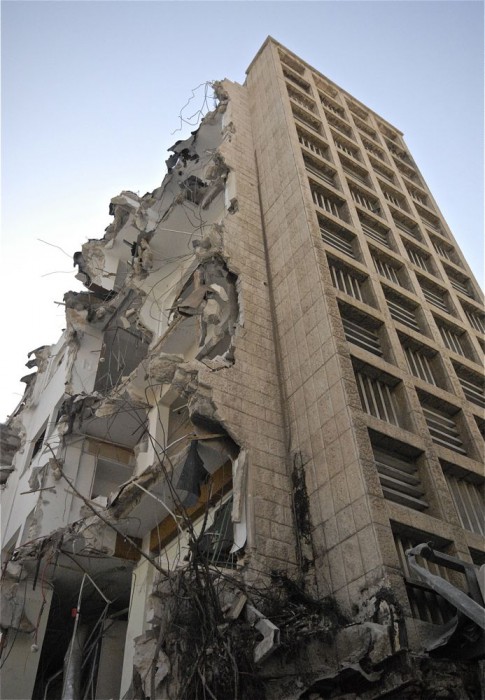 Destructive Construction, Tel Aviv. Philip Shalam Photography