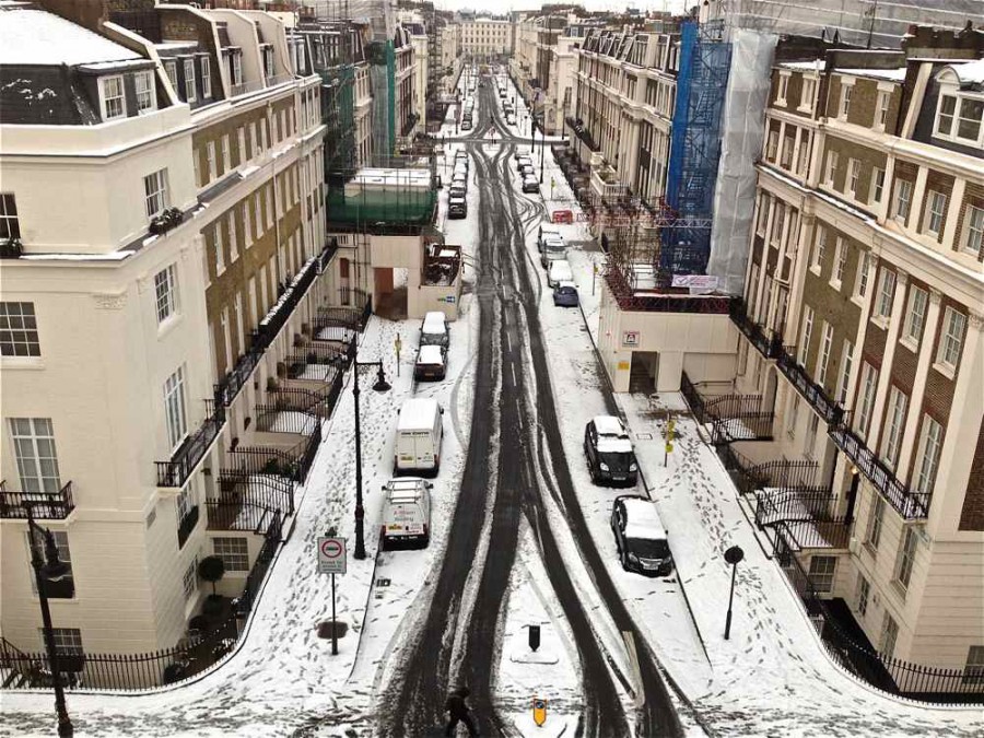 Foot Tracks, Eaton Place, London