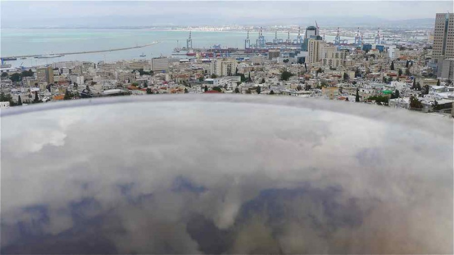 Cloud Reflection under Haifa, Israel Philip Shalam Photography 