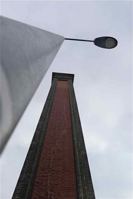 Lamp Pole and Chimney, Albert Hall, London, Philip Shalam Photography 
