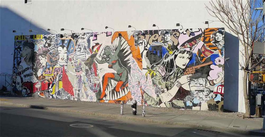 Grafitti on Houston and Bowery
