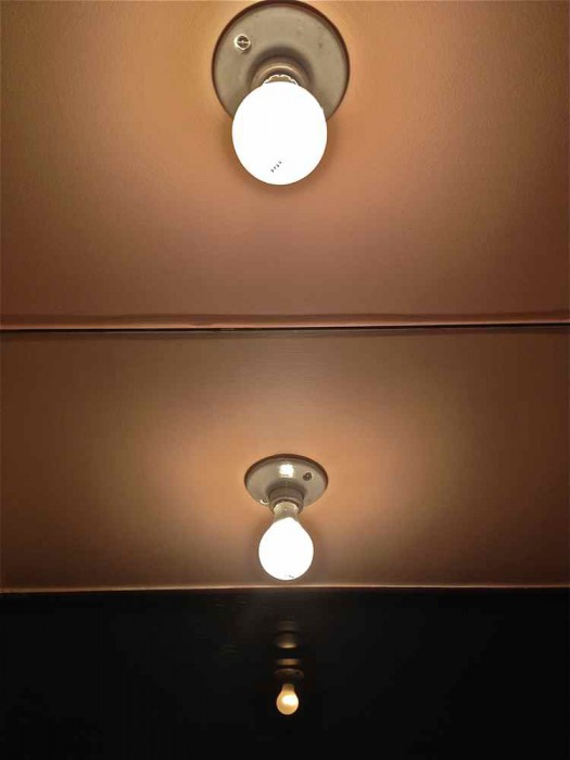 Bulb, Reflection and Reflection.