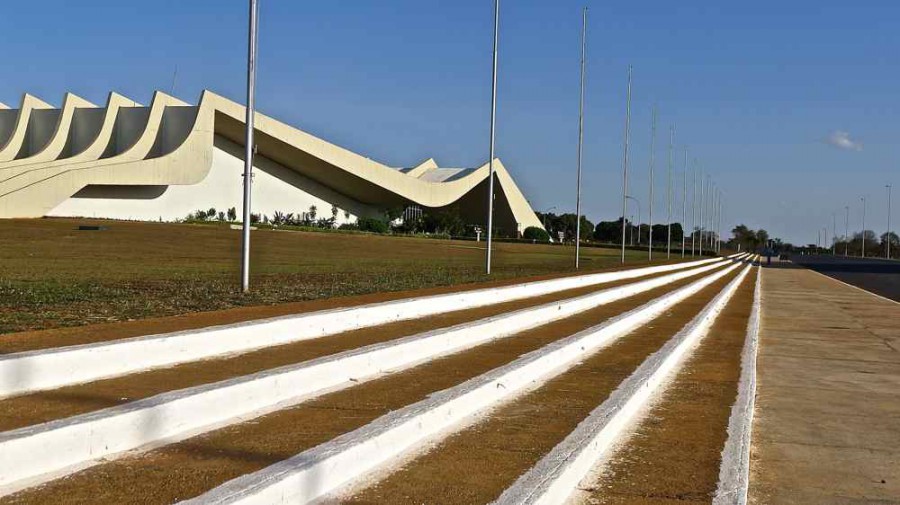 Army Headquarters, Oscar Niemeyer, Brasilia, Brazil