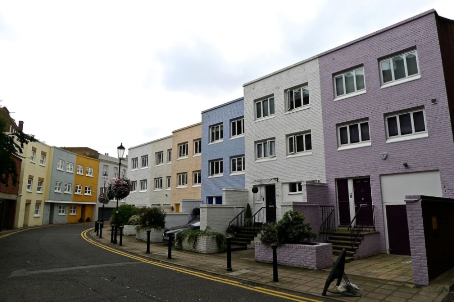 Colored Buildings