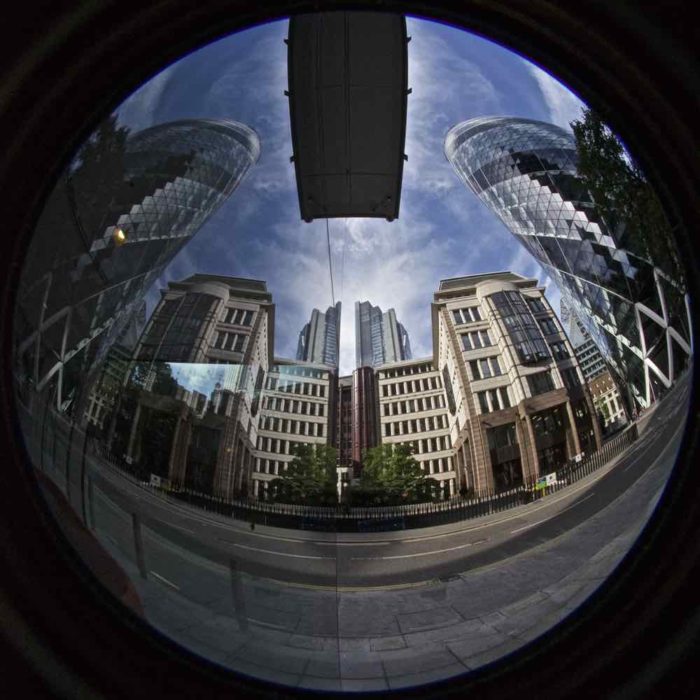 Gherkin Reflection Fisheye
