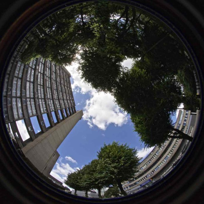 Trellick Tower Fisheye
